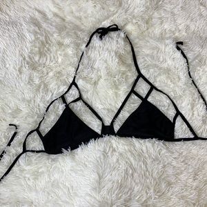 Black Strapped Swimsuit